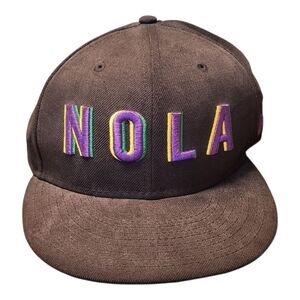 New Era NOLA New Orleans Fitted Hat Size 7 1/2